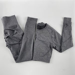 'Jade' Long Sleeve Matching Set - | LIMITLESS FIT WEAR