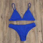 2 PC Solid Swimsuit - | LIMITLESS FIT WEAR