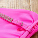 2 PCS Diamond Strap Swimsuit - | LIMITLESS FIT WEAR