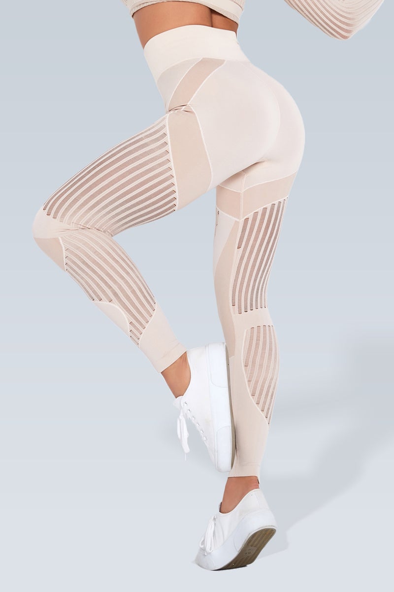 'Active' Leggings - Nude / S | LIMITLESS FIT WEAR