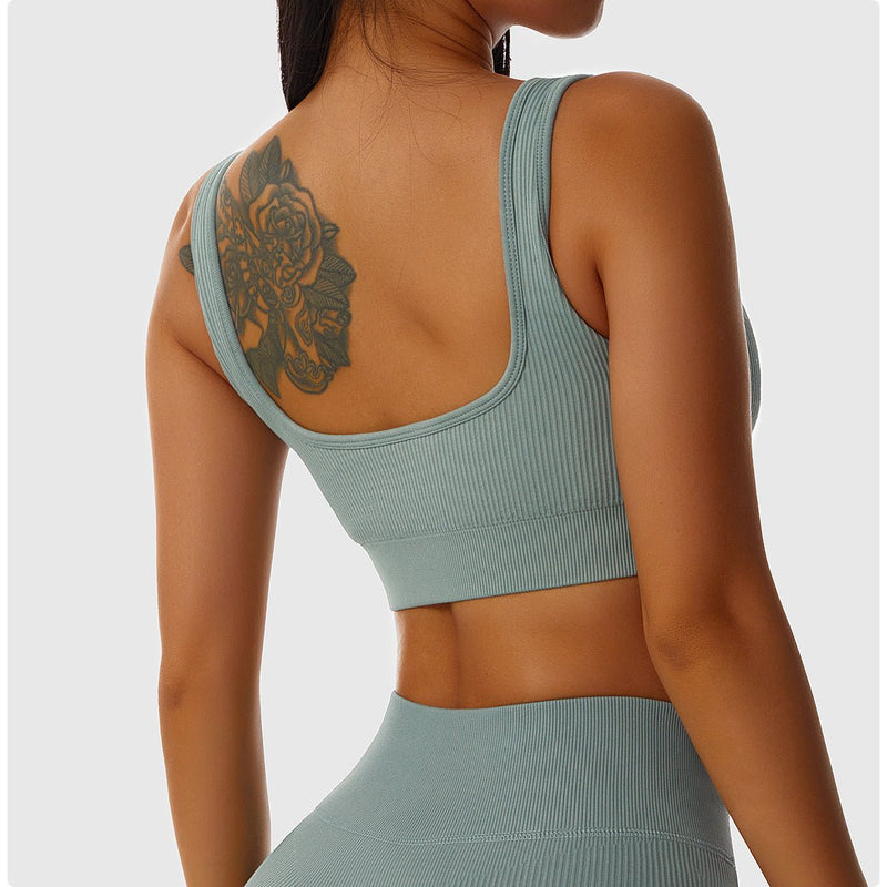 All-Access Ribbed Sports Bra - LIMITLESS FIT WEAR | FITNESS & FASHION