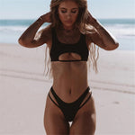 Cutout Ladies Sexy Swimsuit - Small / Black | LIMITLESS FIT WEAR