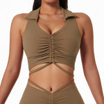 Excel Buttery Soft Tank Top - XS / Brown | LIMITLESS FIT WEAR