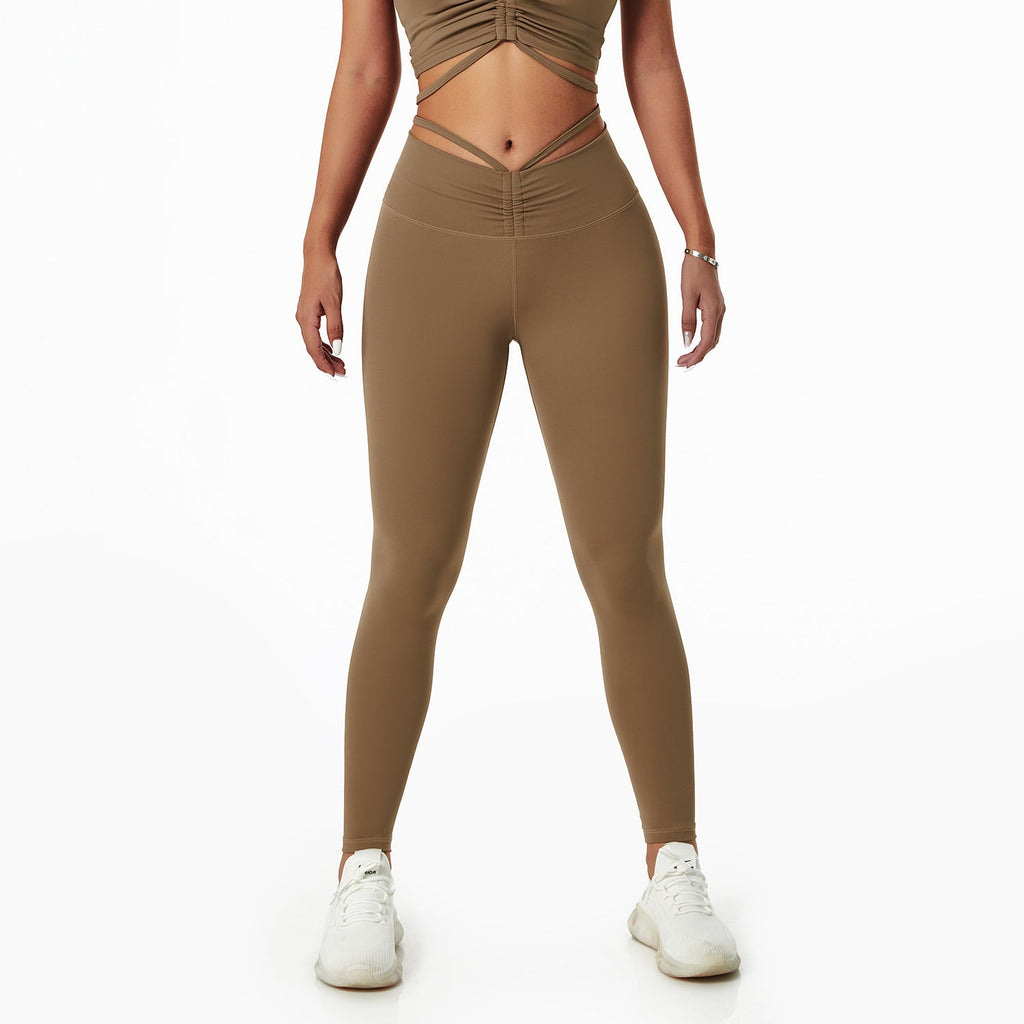 Excel Seamless Buttery Soft Leggings - XS / Brown | LIMITLESS FIT WEAR