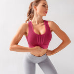 High Impact Sports Bra - tops - Wine Red / M | LIMITLESS FIT WEAR