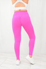 Hot Pink Buttery Soft High Waist Leggings - LIMITLESS FIT WEAR | FITNESS & FASHION