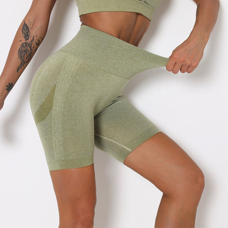 'Jade' Seamless Highwaist Shorts - | LIMITLESS FIT WEAR