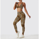 Leopard Print Matching Set (Leggings & Sports Bra) - LIMITLESS FIT WEAR | FITNESS & FASHION