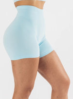 Magnify Scrunch Shorts - XS / Sky Blue | LIMITLESS FIT WEAR