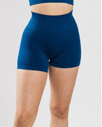 Magnify Scrunch Shorts - XS / Dark Blue | LIMITLESS FIT WEAR