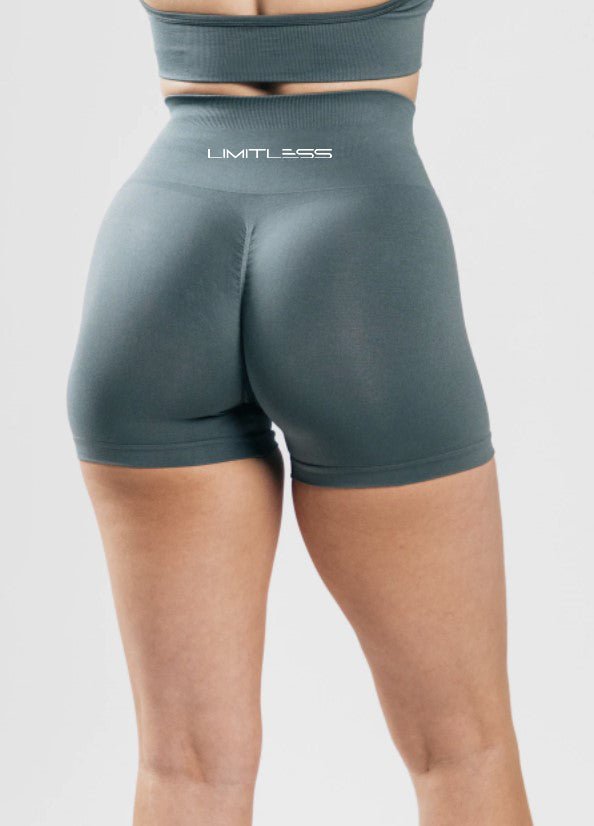 Magnify Scrunch Shorts - XS / Charcoal | LIMITLESS FIT WEAR