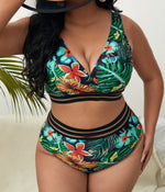 NEW Plus Size Active Two-Piece Floral Bikini - | LIMITLESS FIT WEAR