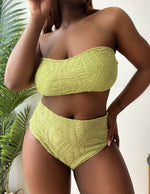 NEW Sexy Plus Size Sexy Tube Top Bikini - | LIMITLESS FIT WEAR
