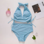 NEW Sky Blue Lovely Swimsuit - Small / Light Blue | LIMITLESS FIT WEAR