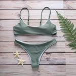 Summertime Vibe Two-Piece Swimsuit - Small / Green | LIMITLESS FIT WEAR