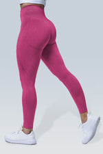 'Veronica' Seamless Leggings - Bright Pink / XS | LIMITLESS FIT WEAR